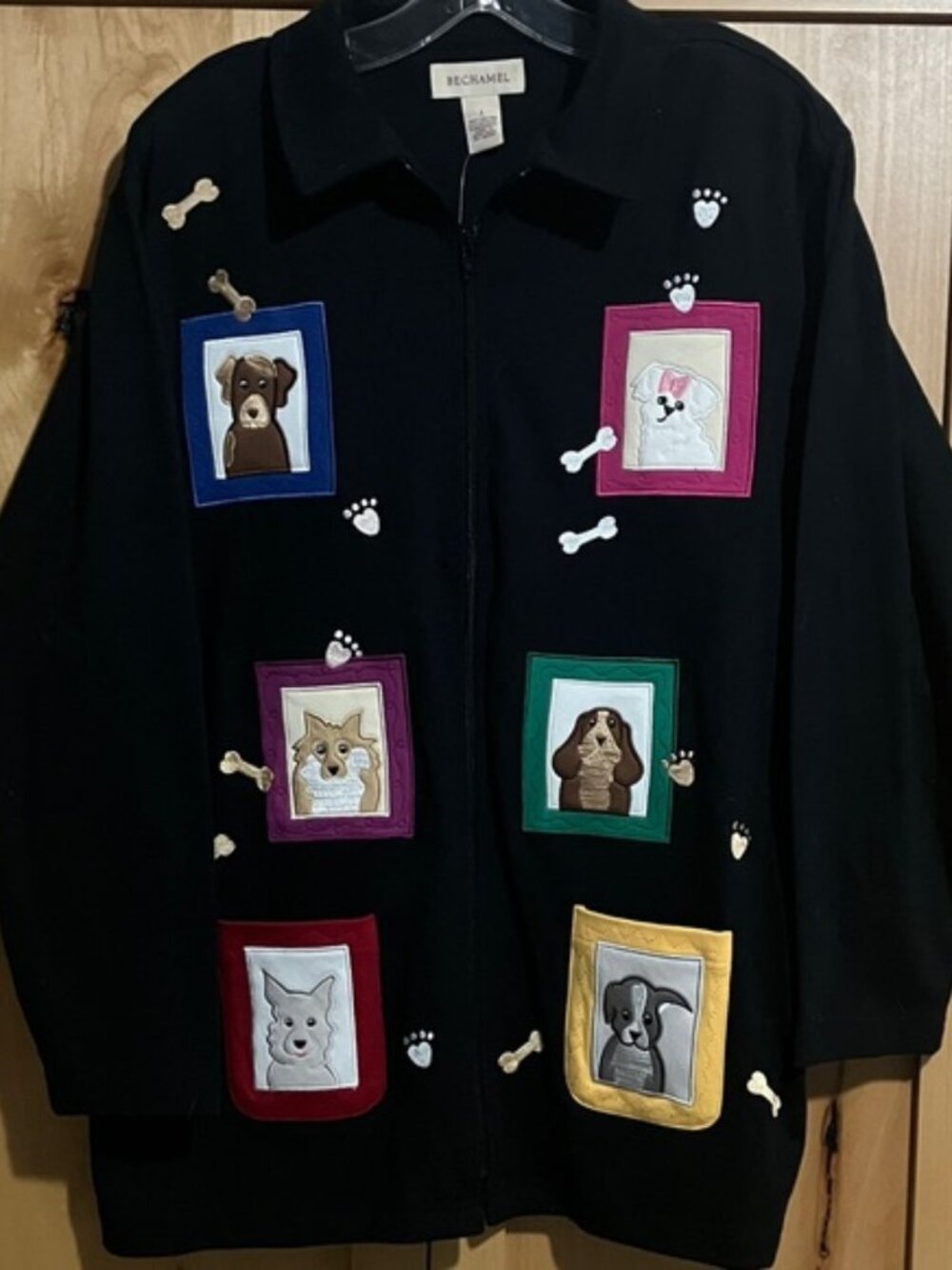 Bechamel Black Cotton Garment Must Love Dogs